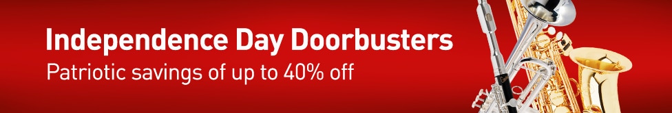 Independence Day Doorbusters. Patriotic savings of up to 40 percent off.