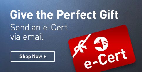 give the perfect gift. Send an e-cert via email - shop now
