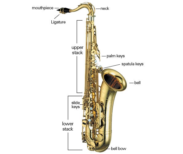 Saxophone Diagram